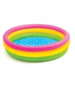 Intex - Piscina Inflable multicolor con base inflable