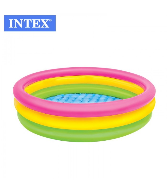 Intex - Piscina Inflable multicolor con base inflable