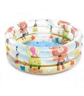 INTEX - Piscina para bebé 3 anillos Ositos
