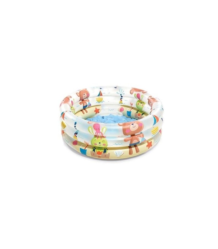 INTEX - Piscina para bebé 3 anillos Ositos