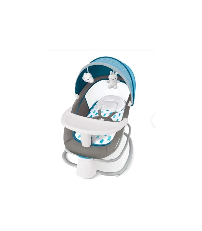 SILLA MECEDORA AUTOMÁTICA DUERME BIEN DELUXE BABY | AZUL