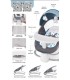 SILLA MECEDORA AUTOMÁTICA DUERME BIEN DELUXE BABY | AZUL
