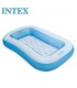 Intex - Piscina inflable rectángulo con base inflable