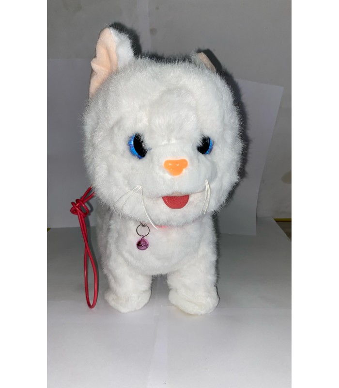 Gato Blanco Peluche Camina Canta