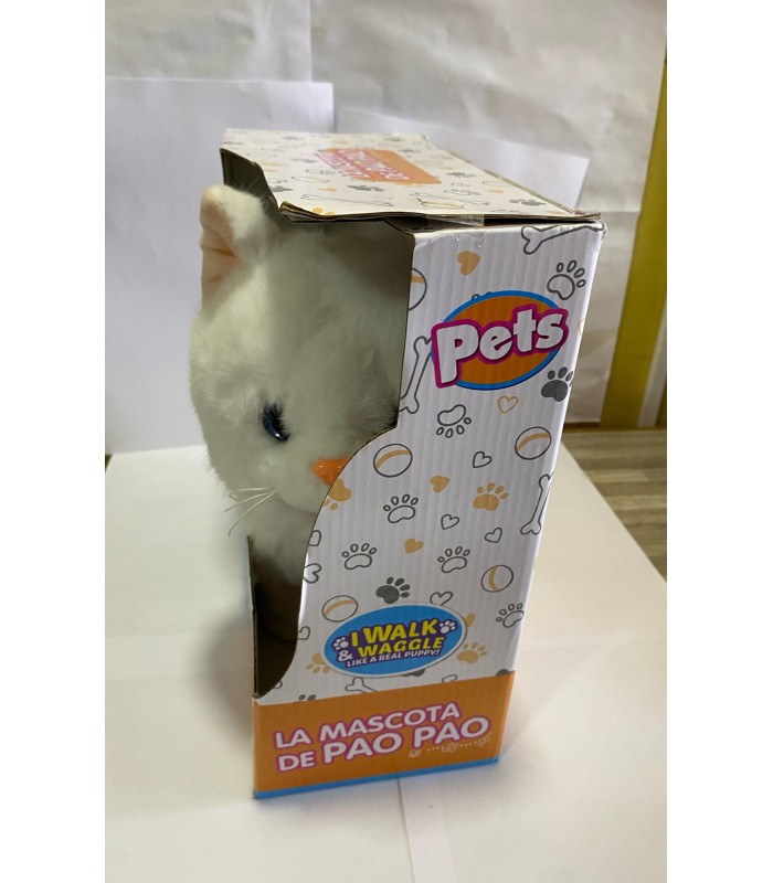 Gato Blanco Peluche Camina Canta