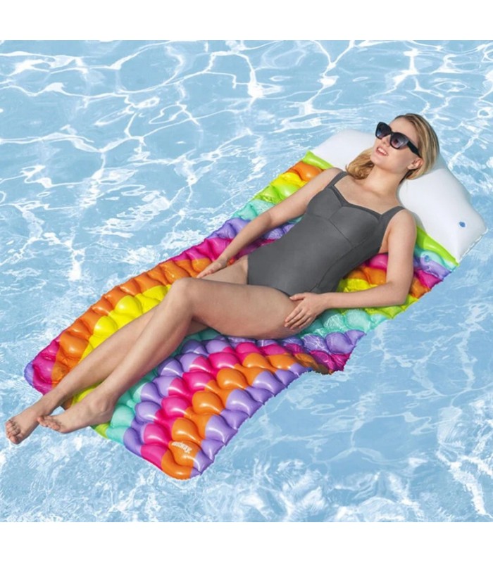 COLCHONETA FLOTANTE RAINBOW DREAMS BESTWAY
