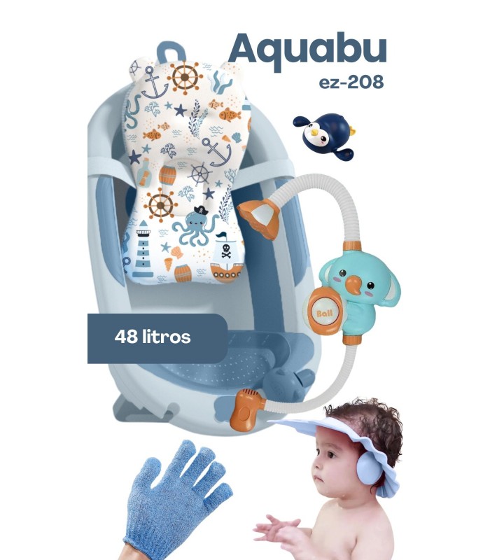Bañera Plegable Aquabu de 48 Litros