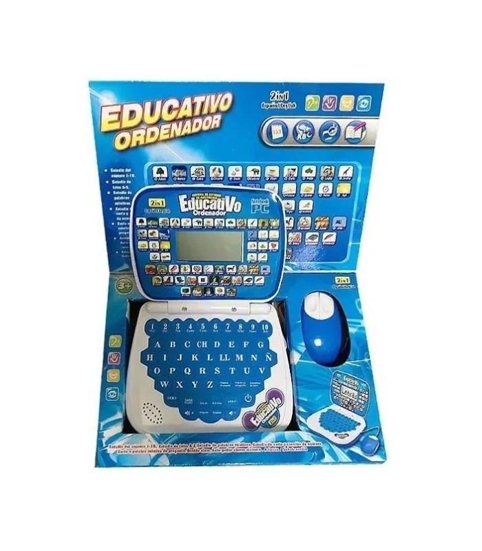 Mini Laptop Interactiva Educativa Español e Ingles