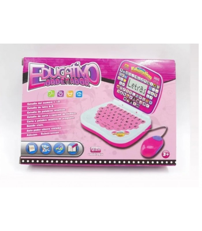 Mini Laptop Interactiva Educativa Español e Ingles