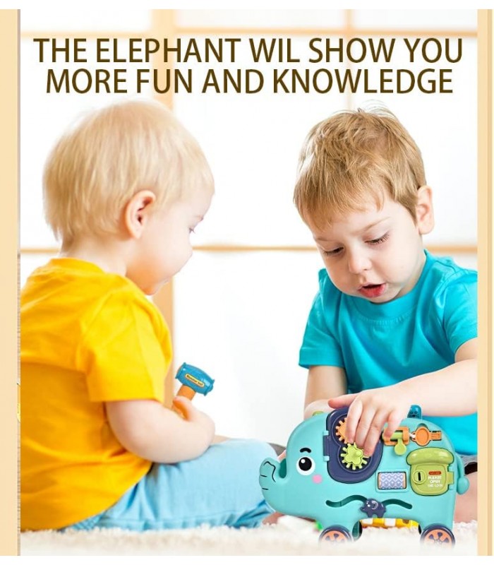 Elefante divertido, educativo e interactivo