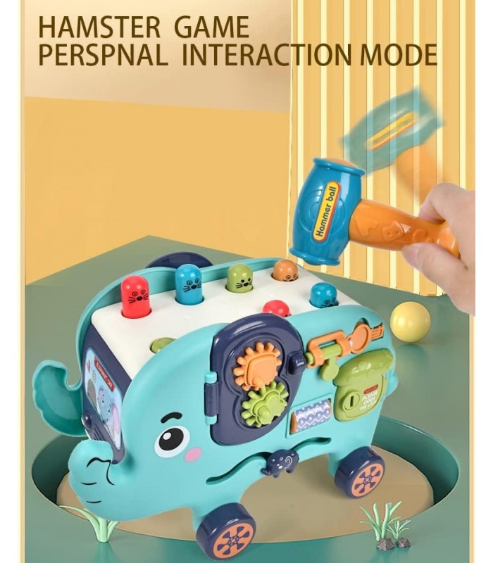 Elefante divertido, educativo e interactivo