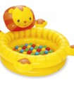 Piscina Inflable Infantil León con 50 pelotitas de Colores - Bestway