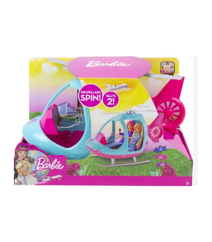Helicóptero de viaje Barbie