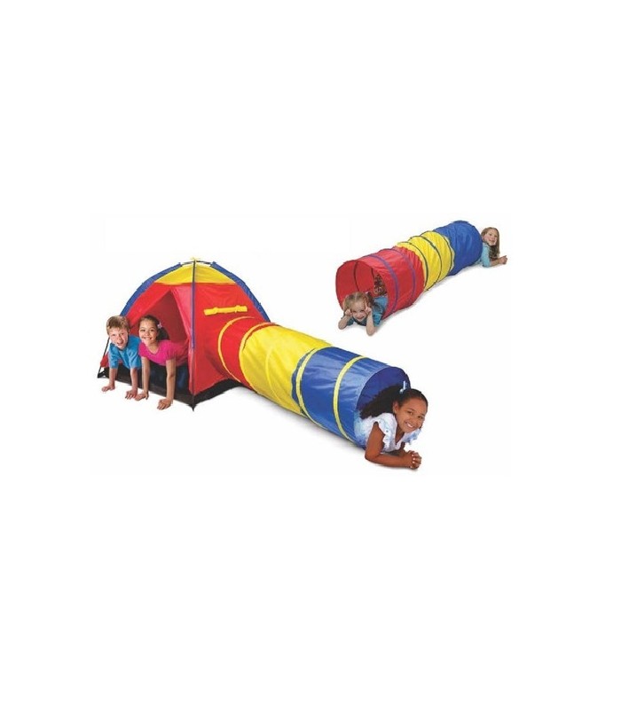 Carpa Casita Con Túnel 2 en 1 - Marca Divertitoys