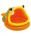 Intex - Piscina Inflable modelo Pez con base inflable