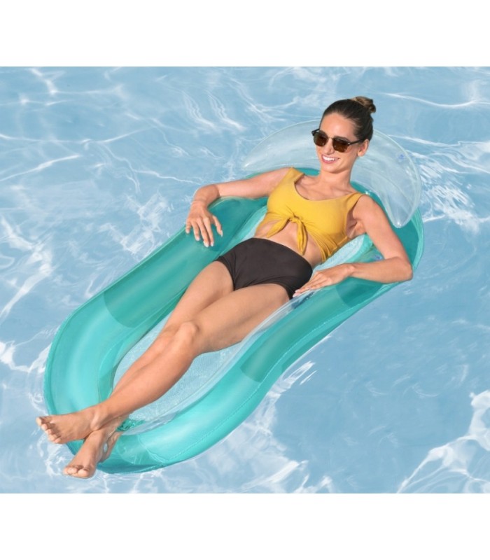 COLCHONETA HINCHABLE PARA PISCINA BESTWAY TURQUESA