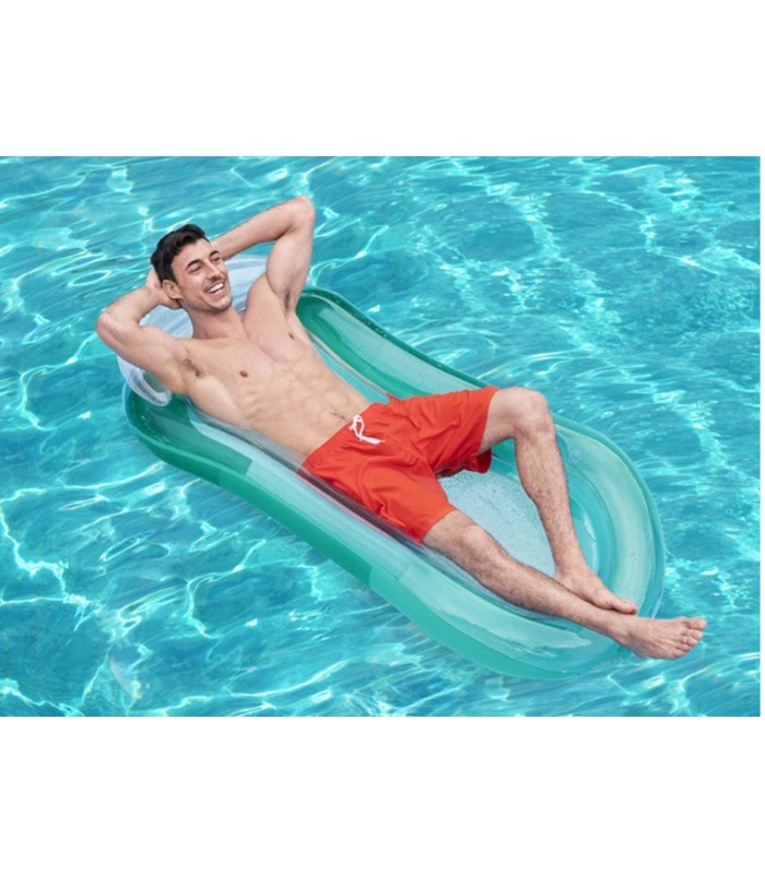 COLCHONETA HINCHABLE PARA PISCINA BESTWAY TURQUESA