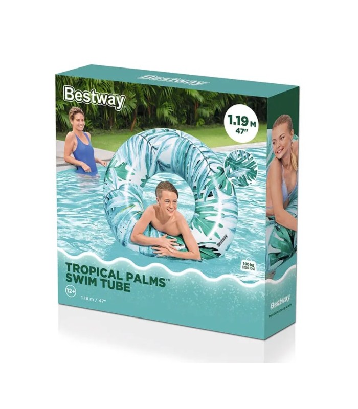 FLOTADOR ARO PALMAS TROPICALES - BESTWAY