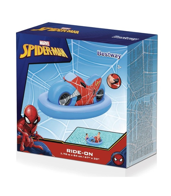 Moto inflable de Spider-Man Bestway
