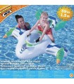 Flotador inflable con forma de nave espacial