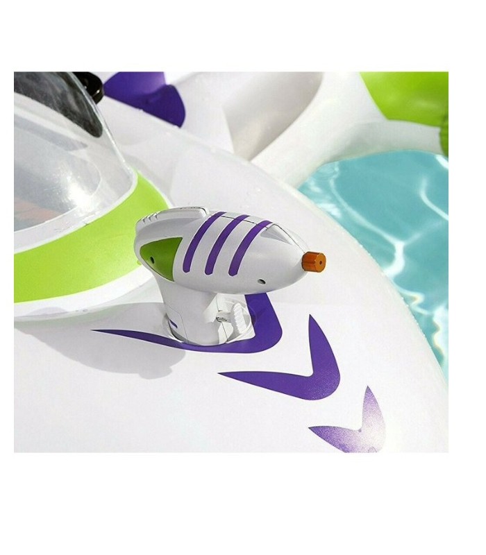 Flotador inflable con forma de nave espacial