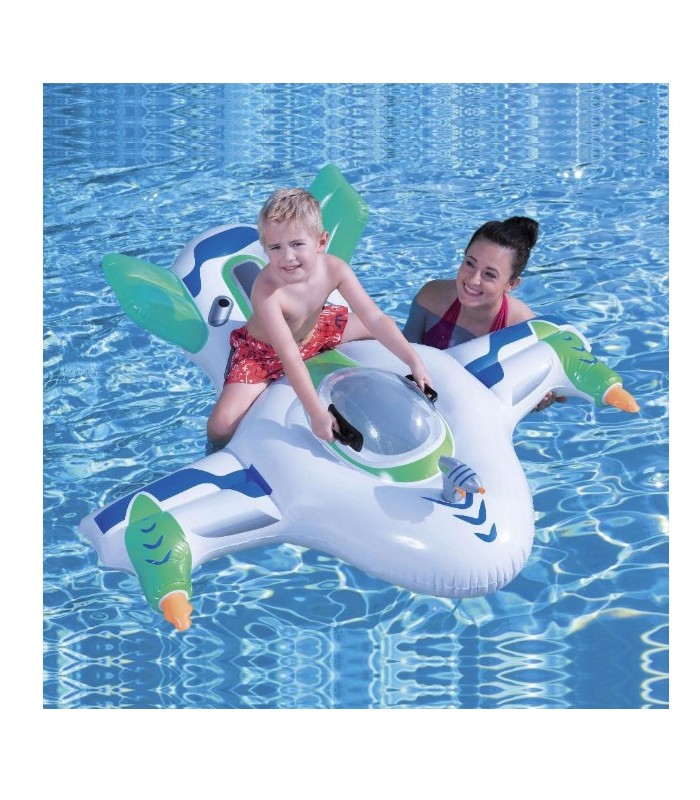 Flotador inflable con forma de nave espacial