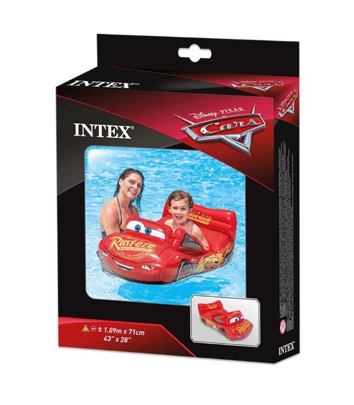 Flotador Modelo Cars de Color Rojo para Piscina