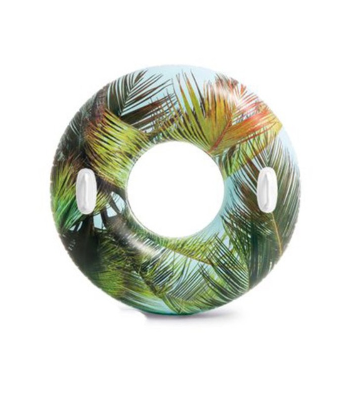 Anillo inflable , modelo hoja de palma