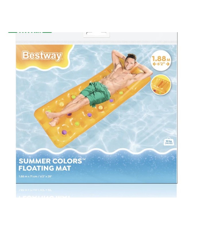 Colchoneta Bestway 188x71cm Para Pileta