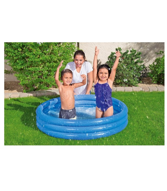 Pileta Inflable Redonda Tres Anillos AZUL