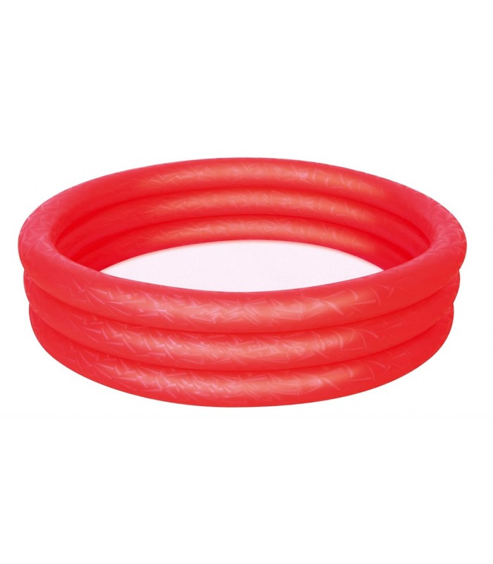 Pileta Inflable Redonda Tres Anillos ROJO
