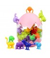 Juguete Huevo Animales de silicona