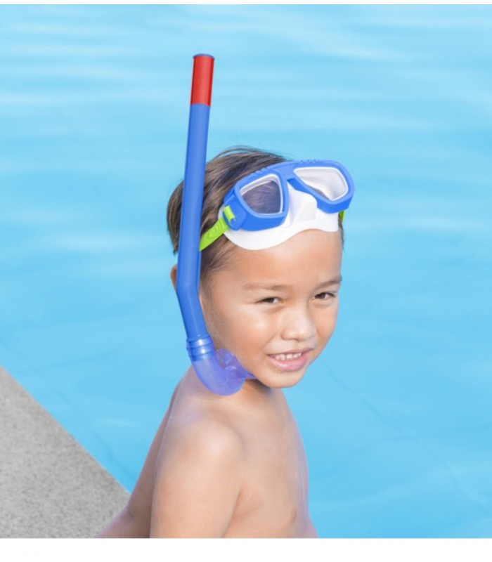 set buceo azul bestway niño