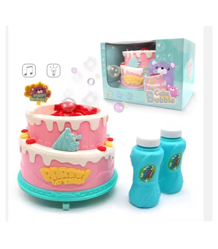 Máquina de burbujas torta