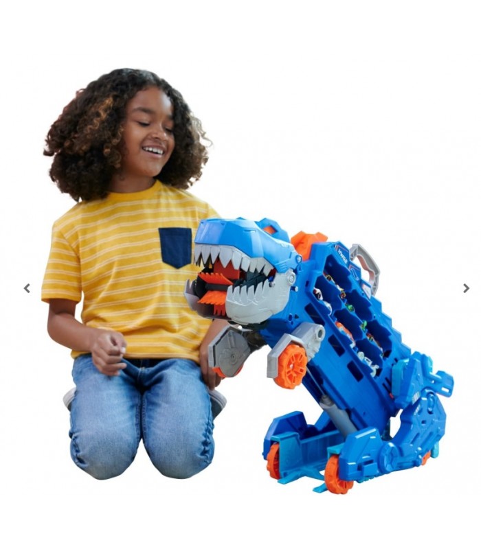 PISTA HOT WHEELS HNG50 JUGUETE SUPER REMOLQUE T-REX