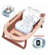 Bañera Plegable Ballenita Con Termómetro Rosado
