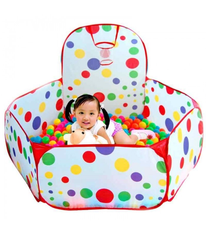 Piscina De Tela Para Pelotas Rojo