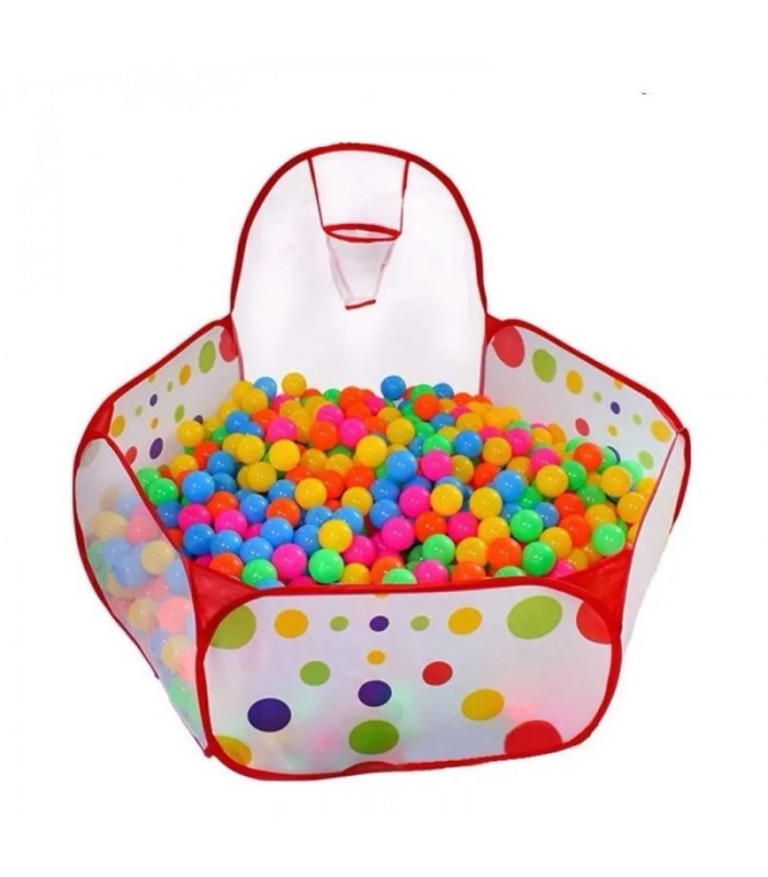Piscina De Tela Para Pelotas Rojo