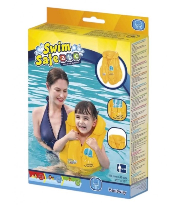 Chaleco Salvavidas Inflable Niños 3-6 Años