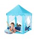 Carpa Castillo armable modelo Princesa tul - Turquesa