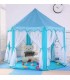 Carpa Castillo armable modelo Princesa tul - Turquesa