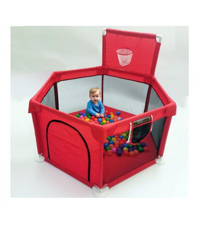 Corral Bebes Infantil Juego - ROJO