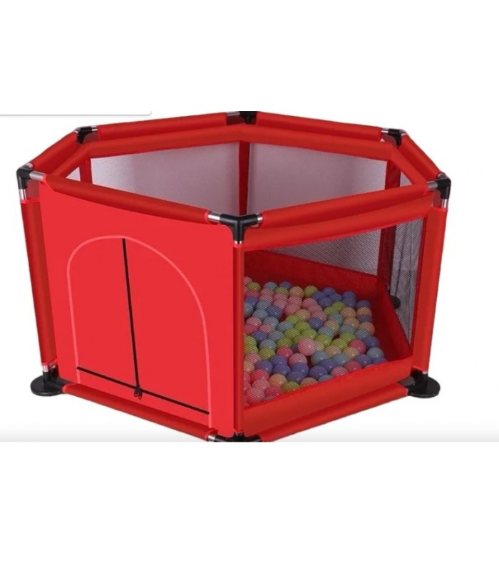 Corral Bebes Infantil Juego - ROJO