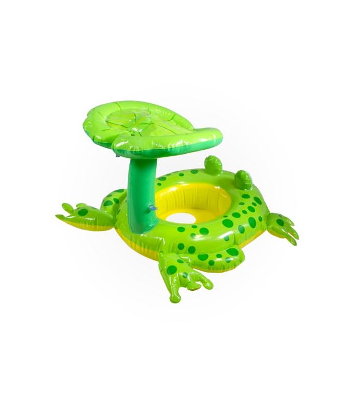 Flotador Para Bebe Con Techo - Rana -Intex