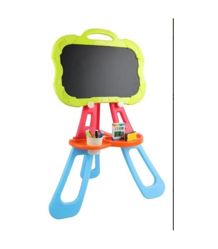 Pizarra De Dibujo Magnético + Borrador Y Lápices -reversible
