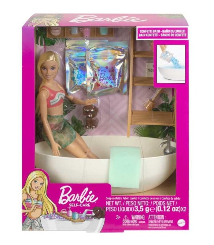 Set Barbie Baño De Burbujas