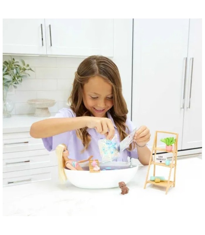 Set Barbie Baño De Burbujas