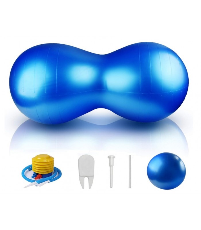 Pelota Yoga forma Maní Fitness Ejercicios - Azul