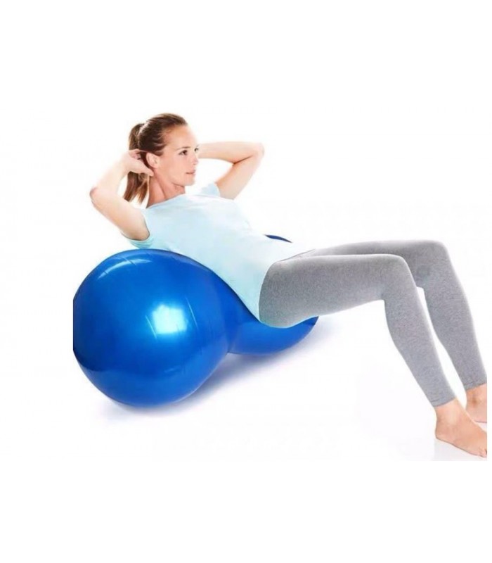 Pelota Yoga forma Maní Fitness Ejercicios - Azul