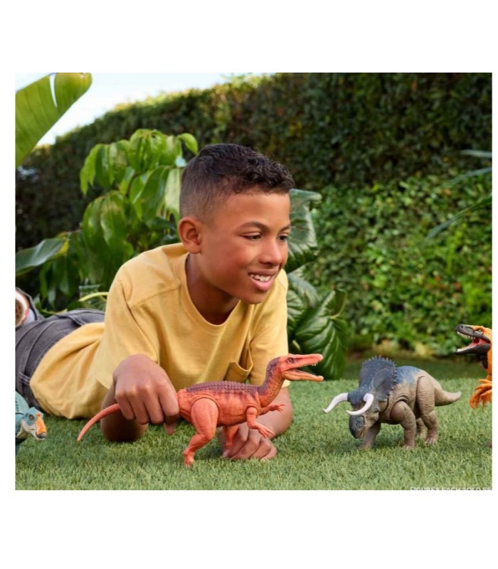 Figura de dinosaurio rugiente